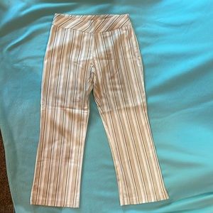 BNWT striped capri pants from WHBM size 8